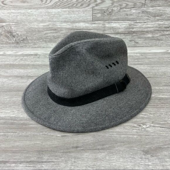 Vintage Golden Gate Hat Company 100% Wool Fedora Hat Gray Medium main image 4